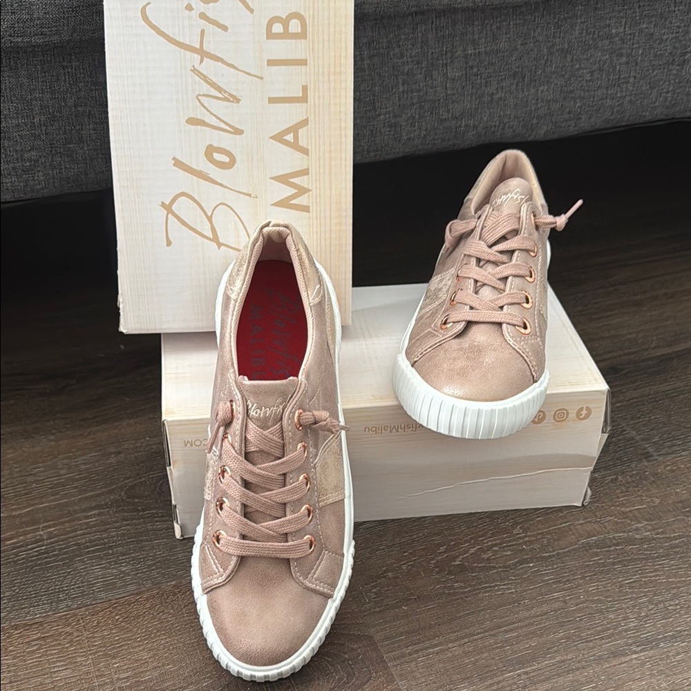 Blowfish Malibu Rose Gold Sneakers